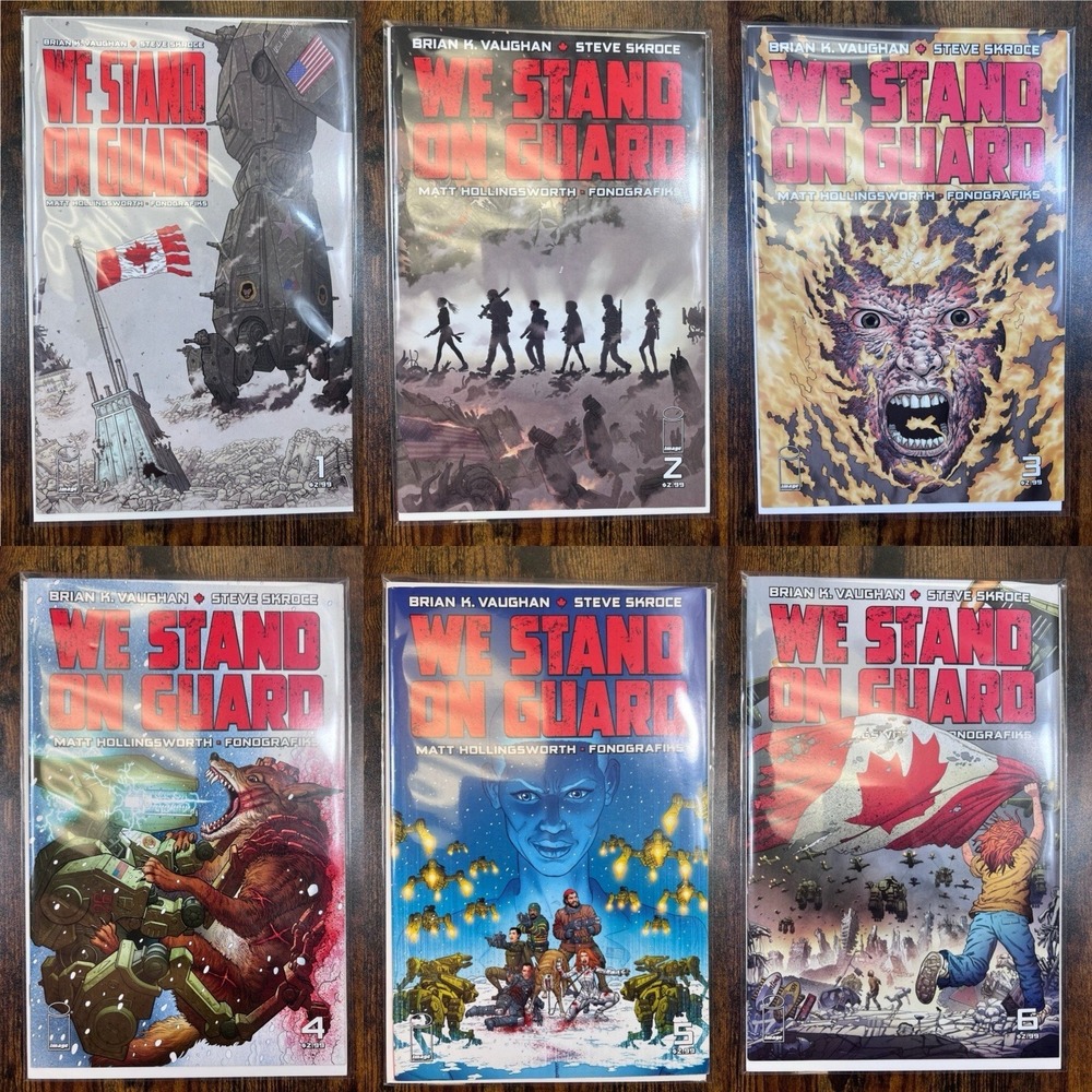 WE STAND ON GUARD 1-6 IMAGE COMIC SET COMPLETE BRIAN VAUGHAN SKROCE 2015